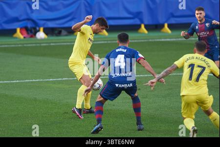13 septembre 2020, Villarreal, CASTELLON, ESPAGNE : Gerard Moreno de Villarreal CF lors de la mach de la Liga Santander entre Villarreal et Huesca à l'Estadio de la Ceramica, le 13 septembre 2020 à Vila-Real, Espagne (crédit image : © Maria Jose Segovia/AFP7 via ZUMA Wire) Banque D'Images