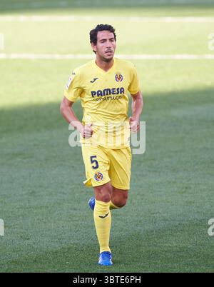 13 septembre 2020, Villarreal, CASTELLON, ESPAGNE : Daniel Parejo de Villarreal CF lors de la mach de la Liga Santander entre Villarreal et Huesca à l'Estadio de la Ceramica, le 13 septembre 2020 à Vila-Real, Espagne (crédit image : © Maria Jose Segovia/AFP7 via ZUMA Wire) Banque D'Images