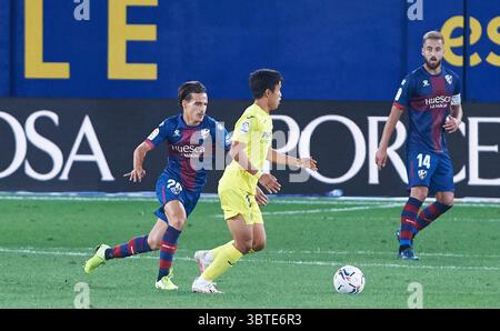 13 septembre 2020, Villarreal, CASTELLON, ESPAGNE : Takefusa Kubo de Villarreal CF lors de la mach de la Liga Santander entre Villarreal et Huesca à l'Estadio de la Ceramica, le 13 septembre 2020 à Vila-real, Espagne (crédit image : © Maria Jose Segovia/AFP7 via ZUMA Wire) Banque D'Images