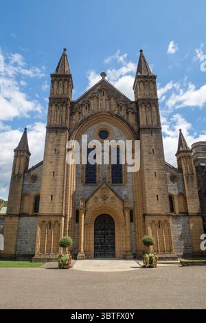 Abbaye de Buckfast, Buckfastleigh, Devon, maison d'une communauté de moines bénédictins, un ordre monastique de l'église catholique romaine.Monastère, Banque D'Images