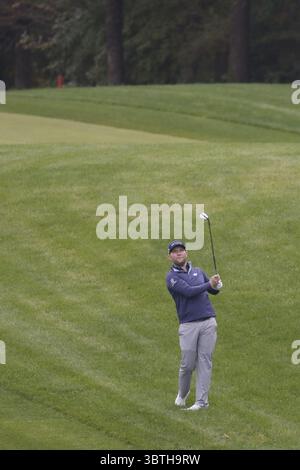 18 octobre 2019, Jeju, CORÉE DU SUD : 18 octobre 2019-Jeju, Corée du Sud-Branden Grace de la République d'Afrique du Sud action lors d'un circuit PGA la CJ Cup Nine Bridges Round 2 au Nine Bridge Golf Club à Jeju, Corée du Sud. (Crédit image : © Ryu Seung-il/ZUMA Wire) Banque D'Images