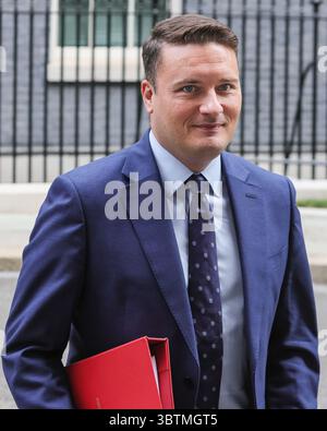Londres, Royaume-Uni. 15 juillet 2025. Wes Streeting, secrétaire à la santé, député Ilford North. Les ministres assistent à la réunion du cabinet du gouvernement à Downing Street, Londres, Royaume-Uni crédit : Imageplotter/Alamy Live News Banque D'Images
