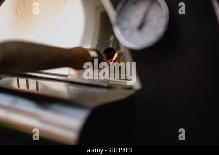 four à bois, cuisson de pizza Banque D'Images