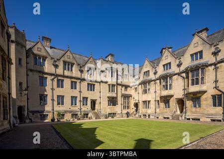 Alban's Quad, Merton College, Université d'Oxford, Angleterre, Royaume-Uni Banque D'Images
