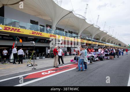 14 novembre 2019, Sao Paulo, Sao Paulo, Brésil : Journée de préparation pour le Grand Prix de formule 1 du Brésil 2019 sur le circuit Interlagos, à Sao Paulo, Brésil. Le grand prix sera célébré dimanche prochain, le 17 novembre. (Crédit image : © Paulo Lopes/ZUMA Wire) Banque D'Images