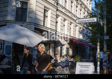 22 septembre 2010, Berlin, Brandebourg, Allemagne : Café de Paris à la Husemannstrasse Prenzlauer Berg à Berlin Allemagne (crédit image : © Sergi ReboredoZUMA Wire) Banque D'Images
