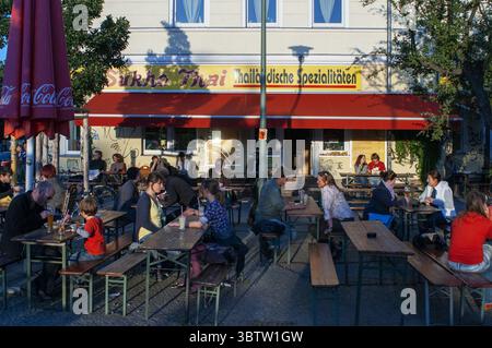 22 septembre 2010, Berlin, Brandebourg, Allemagne : Sukho thai Restaurant à Schoenhauser Allee Prenzlauer Berg à Berlin Allemagne (crédit image : © Sergi ReboredoZUMA Wire) Banque D'Images