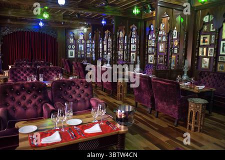 28 octobre 2016, Costa Rica : restaurant Amor Loco à Nayara Hotel, Spa & Gardens, Oeste de Fortuna, la Fortuna de San Carlos, Parc national du volcan Arenal, Costa Rica (crédit image : © Sergi Reboredo/ZUMA Wire) Banque D'Images