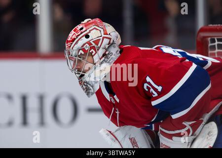 23 novembre 2019 : la gardienne des Canadiens de Montréal Carey Price (31 ans) pendant le match de la LNH entre les Rangers de New York et les Canadiens de Montréal au Centre Bell de Montréal, Canada. Daniel Lea/CSM(image de crédit : &copy ; Daniel Lea/CSM via ZUMA Wire) Banque D'Images