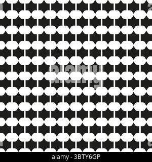 Motif géométrique en mosaïque. Formes de losanges répétées. Vecteur de décor abstrait. Elément de grille sans soudure. Illustration de Vecteur