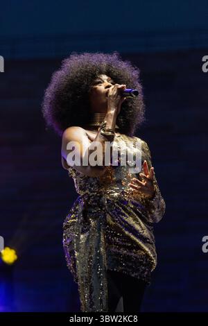 Arena, Vérone, Italie, 15 juillet 2025, simple Minds pendant simple Minds - concert de musique Banque D'Images