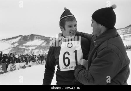 6-1-1970 actuel : forme supérieure et optimisme. Championnat norvégien de saut, grande colline. Roald Jensen est arrivé troisième. Photo : Ivar Aaserud / Current / NTB ***la photo n'est pas traitée*** *le texte est traduit automatiquement* Banque D'Images