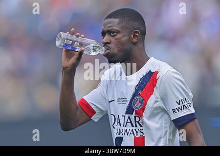 East Rutherford, États-Unis. 13 juillet 2025. Ousmane Dembele du PSG, lors du match entre le Chelsea FC et le PSG pour la finale de la Coupe du monde des clubs de la FIFA 2025, au MetLife Stadium à East Rutherford, États-Unis, le 13 juillet 2025. Photo : Heuler Andrey/DiaEsportivo/Alamy Live News crédit : DiaEsportivo/Alamy Live News Banque D'Images