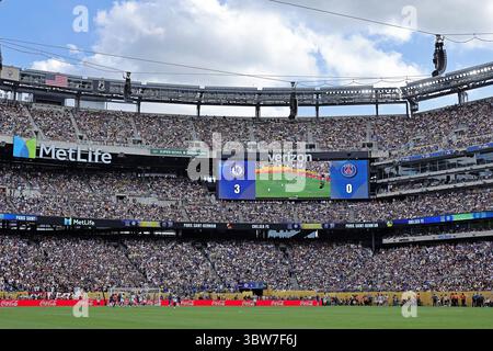 East Rutherford, États-Unis. 13 juillet 2025. Vue générale du MetLife Stadium lors du match entre le Chelsea FC et le PSG pour la finale de la Coupe du monde des clubs FIFA 2025, au MetLife Stadium à East Rutherford, États-Unis, le 13 juillet 2025. Photo : Heuler Andrey/DiaEsportivo/Alamy Live News crédit : DiaEsportivo/Alamy Live News Banque D'Images