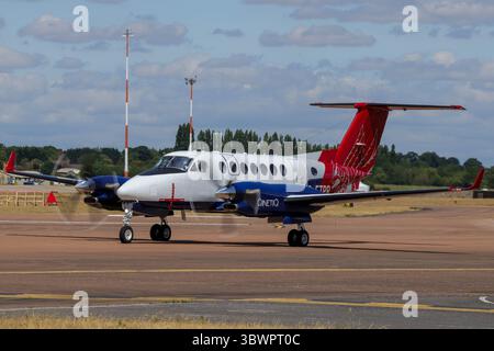 Fairford, Royaume-Uni. 16 juillet 2025. Les avions militaires du monde entier arrivent à l'avance pour le Royal International Air Tattoo (RIAT) de cette année. Banque D'Images