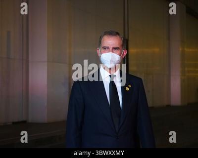 27 juillet 2021, Lima, Lima, Pérou : le roi Felipe VI d'Espagne assiste à l'investiture présidentielle au Pérou (crédit image : © Carlos Garcia Granthon/ZUMA Press Wire) Banque D'Images