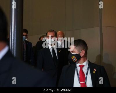 27 juillet 2021, Lima, Lima, Pérou : le roi Felipe VI d'Espagne assiste à l'investiture présidentielle au Pérou (crédit image : © Carlos Garcia Granthon/ZUMA Press Wire) Banque D'Images