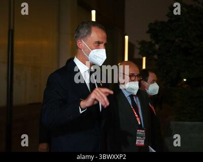 27 juillet 2021, Lima, Lima, Pérou : le roi Felipe VI d'Espagne assiste à l'investiture présidentielle au Pérou (crédit image : © Carlos Garcia Granthon/ZUMA Press Wire) Banque D'Images