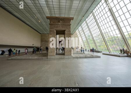 New York City, États-Unis - 23 avril 2023 : intérieur du Metropolitan of Art Museum (MET) à New York. Banque D'Images