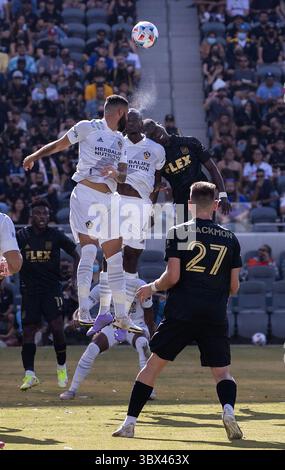 28 août 2021, Los Angeles, Californie, États-Unis : du LAFC lors de leur match en MLS avec le Los Angeles Galaxy le samedi 28 août 2021 au stade Banc of California de Los Angeles, Californie. LAFC attache LA Galaxy, 3-3. JAVIER ROJAS/PI (crédit image : © Prensa Internacional via ZUMA Press Wire) Banque D'Images