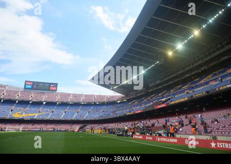 29 août 2021, Barcelone, Espagne : vue générale avant le match de Liga entre le FC Barcelone et Getafe CF au Camp Nou à Barcelone, Espagne. (Crédit image : © Gerard Franco/DAX via ZUMA Press Wire) Banque D'Images