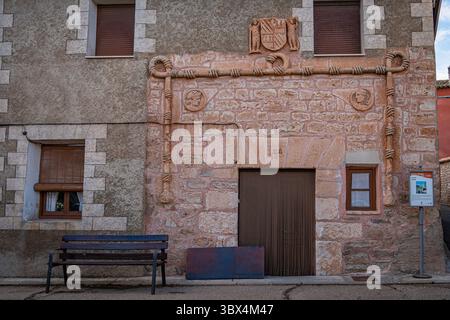 Cordon House à Santa María del Campo, Burgos, Espagne. Banque D'Images