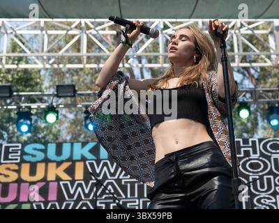 3 septembre 2021, Napa, CA, États-Unis : Waterhouse se produit au BottleRock Napa Valley Music Festival 2021 à Napa Valley Expo le 3 septembre 2021 à Napa, Californie. (Crédit image : © imageSPACE via ZUMA Press Wire) Banque D'Images