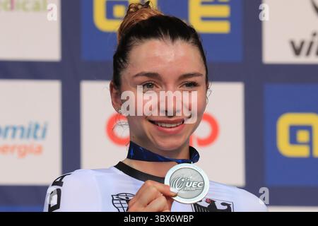 Championnats d'Europe de cyclisme sur route 2021 de l'UEC. Trente, Italie, le 11 septembre 2021. Elite Women Road Race, (photo de Pierre Teyssot/ESPA-images)(image de crédit : &copy ; Agence photo ESPA/CSM via ZUMA Wire) Banque D'Images