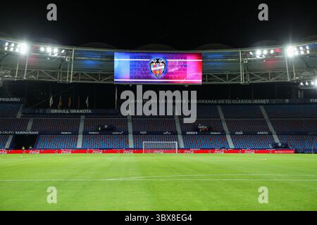 21 septembre 2021, VALENCE, VALENCE, ESPAGNE : vue générale lors du match de Santander League entre Levante UD et le RC Celta de Vigo au stade Ciutat de Valencia le 21 septembre 2021, à Valence, Espagne. (Crédit image : © Ivan Terron/AFP7 via ZUMA Press Wire) Banque D'Images
