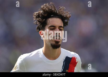 New Jersey, États-Unis. 13 juillet 2025. Vitinha du PSG lors du match de la Coupe du monde des clubs de football Chelsea vs Paris Saint Germain au Metlife Stadium, New Jersey. Le crédit photo devrait se lire : Jonathan Moscrop/Sportimage crédit : Sportimage Ltd/Alamy Live News Banque D'Images