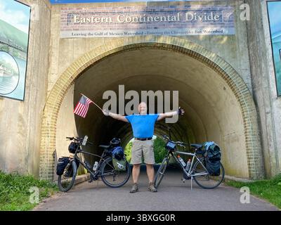 26 juillet 2020, Pennsylvanie : Great Allegheny passage ( GAP ) piste cyclable (crédit image : © Edwin Remsberg/VW pics via ZUMA Press Wire) Banque D'Images