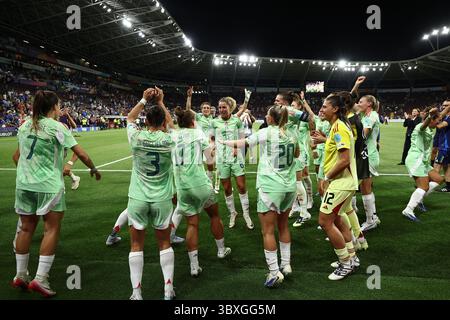 Finale Joy (Italie féminine) lors du match du Championnat d'Europe femme de l'UEFA entre Norvège féminine 1-2 Italie féminine au stade de Genève le 16 juillet 2025 à Genève, Suisse. Banque D'Images