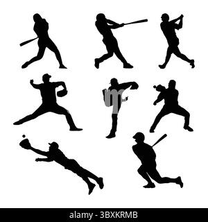 Vecteur Premium| silhouettes noires de joueurs de basket-ball. Illustration de Vecteur