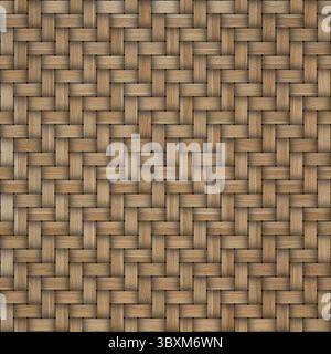 Armure en bois texture background. Résumé en bois décorative vannerie texturé arrière-plan. Modèle sans couture Banque D'Images