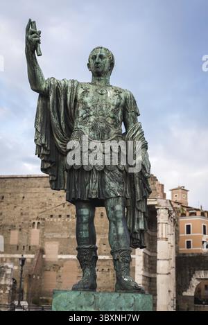 Statue de Jules César / Jules César Empereur de Rome Banque D'Images