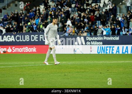 15 novembre 2021, Malaga, Espagne : Daniel Martin vu lors du match de la Liga Smartbank entre Malaga CF et CD Tenerife au stade la Rosaleda, à Malaga. (Crédit image : © Francis Gonzalez/SOPA images via ZUMA Press Wire) Banque D'Images