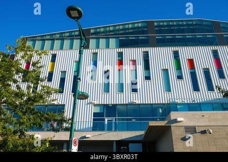Le campus coloré Emily Carr University of Art & Design n False Creek Flats, Vancouver, C.-B. Banque D'Images