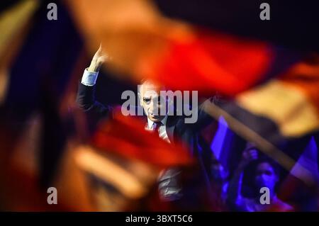 5 décembre 2021, Villepinte, France, France : Eric Zemmour, candidat à la présidentielle de 2022, paru le 5 décembre 2021 à Villepinte, près de Paris, France. (Crédit image : © Matthieu Mirville/ZUMA Press Wire) Banque D'Images