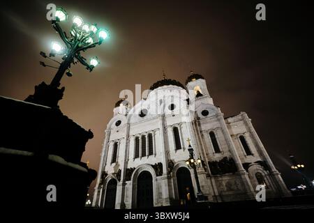 16 décembre 2021, Moscou, Moscou, Russie : apparition de la cathédrale du Christ Sauveur en décembre 2022 (crédit image : © Carlos Escalona/ZUMA Press Wire) Banque D'Images