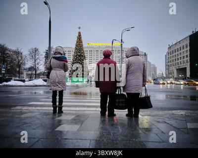 16 décembre 2021, Moscou, Moscou, Russie : la vie quotidienne à Moscou (crédit image : © Carlos Escalona/ZUMA Press Wire) Banque D'Images