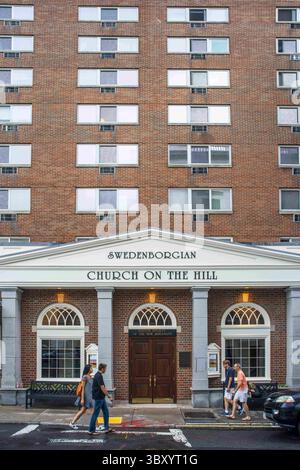 17 août 2018, Boston, Massachusetts, États-Unis : Église suédoise sur la colline, Boston, Massachusetts, États-Unis (crédit image : © Sergi Reboredo/ZUMA Press Wire) Banque D'Images