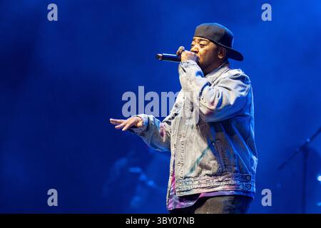 18 décembre 2021, Chicago, Illinois, États-Unis : TWISTA (CARL TERRELL MITCHELL) lors de la iHeartRadio WGCI Big Jam au United Center à Chicago, Illinois (crédit image : © Daniel DeSlover/ZUMA Press Wire) Banque D'Images