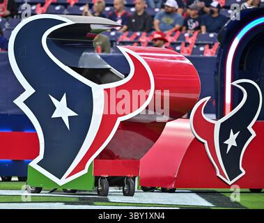 9 janvier 2022, Houston, Texas, États-Unis : un tir général du logo Against the Houston Texans avant le match entre les Texans de Houston et les Titans du Tennessee au stade NRG. Crédit obligatoire : Maria Lysaker/ZUMA Press. (Crédit image : © Maria Lysaker/ZUMA Press Wire) Banque D'Images