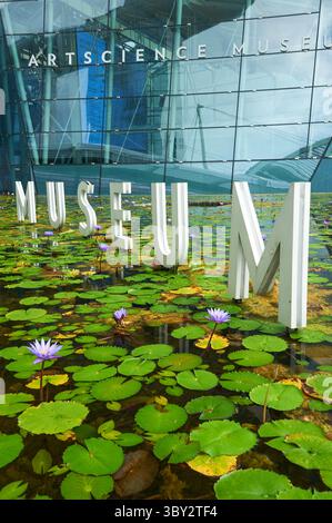 Panneau à l'extérieur du musée des sciences de l'art Banque D'Images