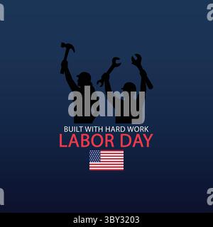 Affiche audacieuse de l'indépendance du Brésil 2025 avec drapeau et typographie de l'année surdimensionnée Illustration de Vecteur