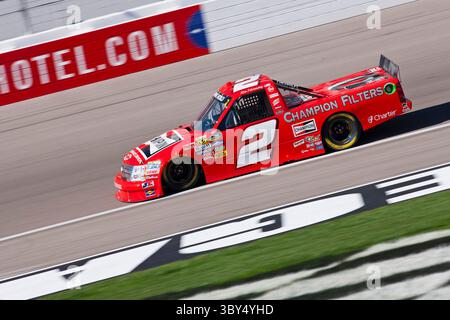 Las Vegas, NV - 15 octobre 2011 : Ron Hornaday, Jr. remporte la course Smith's 350 à Las Vegas, NV. (Crédit image : © Walter G. Arce Sr./ZUMA Press Wire) Banque D'Images