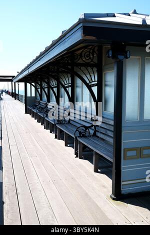 Southend Pier, la plus longue jetée de plaisance du monde Banque D'Images