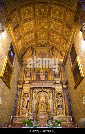 Portugal, Madère, Funchal, Sao Joao Evangelista, église, Collège des Jésuites, Banque D'Images