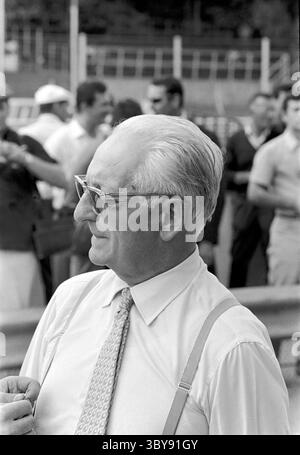 10 septembre 1967 - Monza, Italie - le fondateur et propriétaire de Ferrari ENZO FERRARI au Grand Prix d'Italie, Monza 10 septembre 1967. (Crédit image : © Sutton Motorsports/ZUMA Press Wire) Banque D'Images