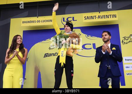 France, France. 19 juillet 2025. Étape 14, Tour de France en France, France, 19 juillet 2025 crédit : Agence photo indépendante/Alamy Live News Banque D'Images